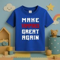 Silly Halloween Gift Make Vampires Great Again Meaningful Gift Toddler T-Shirt thumb 3