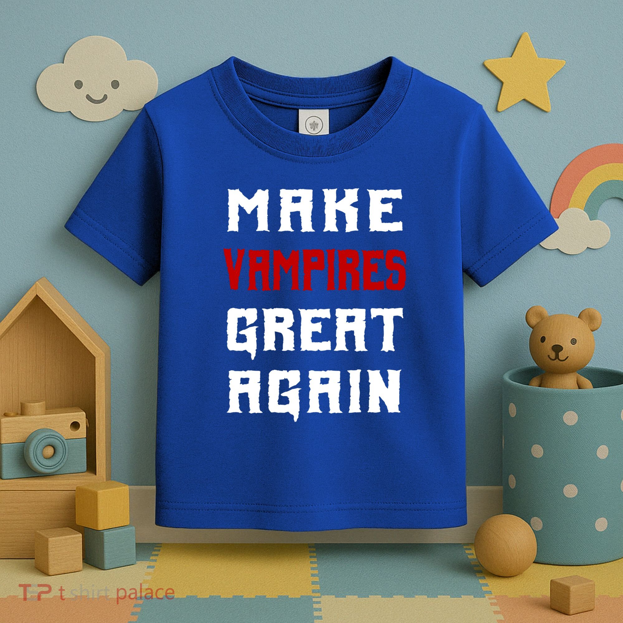 Silly Halloween Gift Make Vampires Great Again Meaningful Gift Toddler T-Shirt