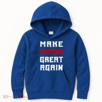 Silly Halloween Gift Make Vampires Great Again Meaningful Gift Kids Hoodie thumb 0