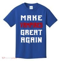 Silly Halloween Gift Make Vampires Great Again Meaningful Gift Kids T-Shirt thumb 0
