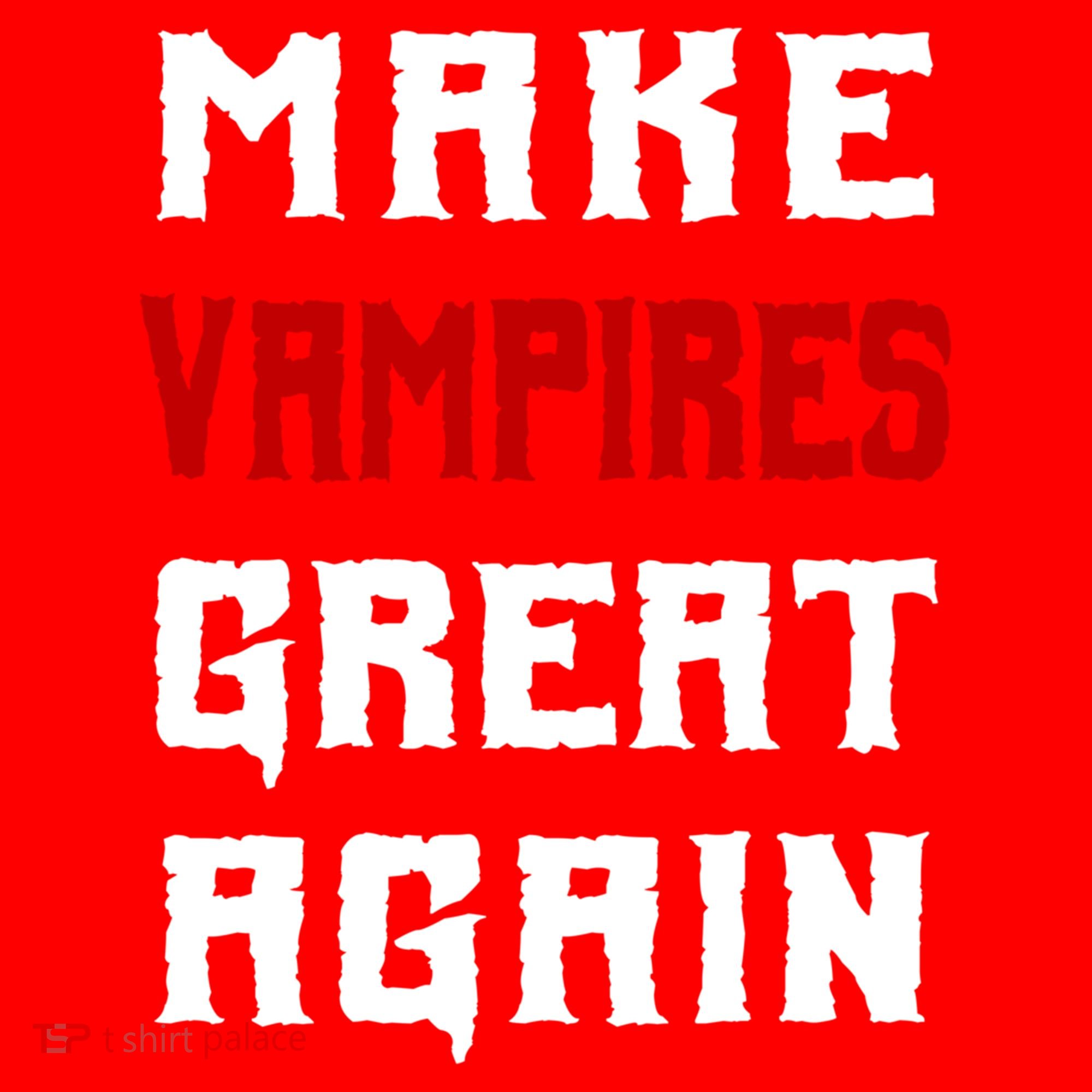 Silly Halloween Gift Make Vampires Great Again Meaningful Gift Santa Hat
