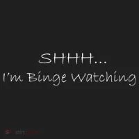 Shh I'm Binge Watching Women's Sweatshirt thumb 2