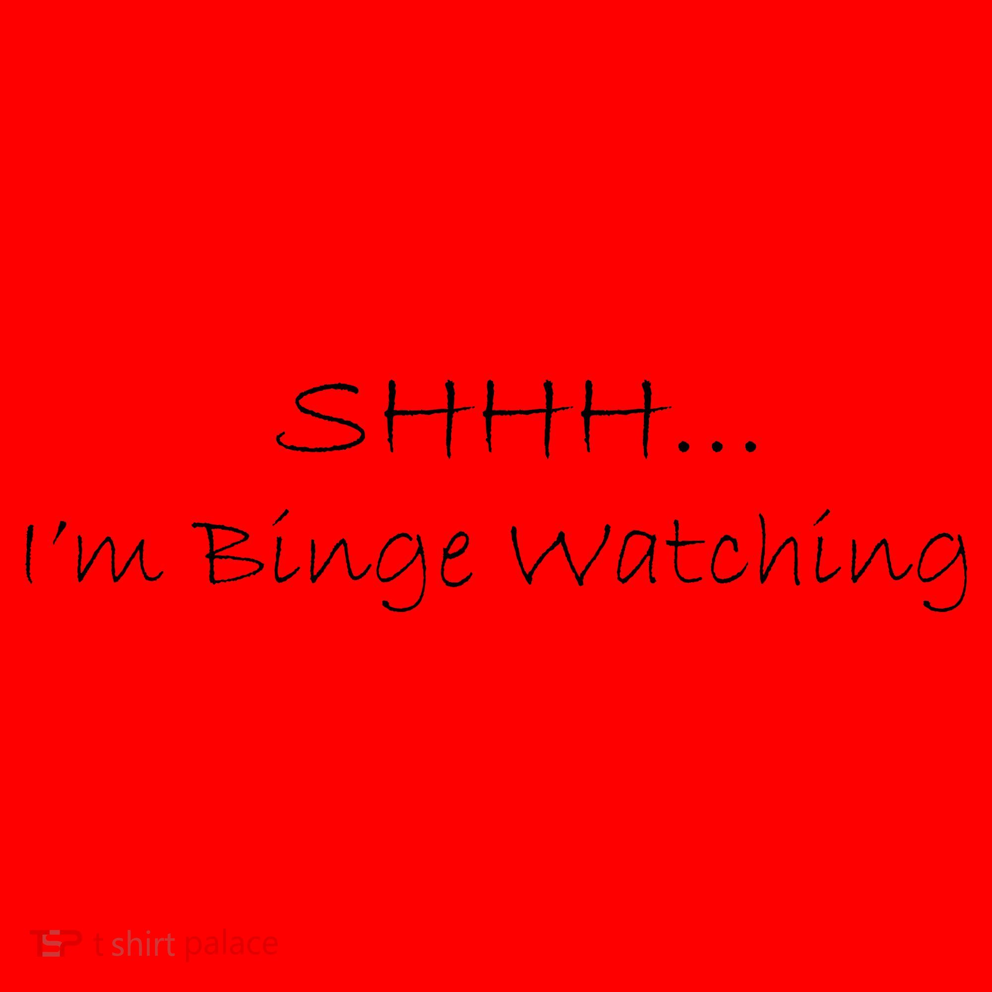 Shh I'm Binge Watching Santa Hat