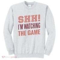 Shh I'm Watching The Game Sweatshirt thumb 0