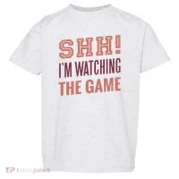 Shh I'm Watching The Game Toddler T-Shirt thumb 0