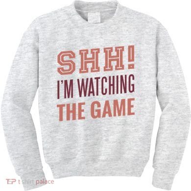 Shh I'm Watching The Game Kids Sweatshirt