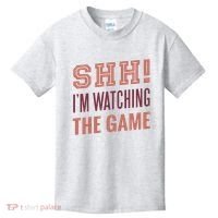 Shh I'm Watching The Game Kids T-Shirt thumb 0