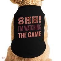 Shh I'm Watching The Game Doggie Tank thumb 0