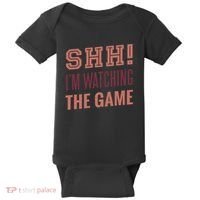 Shh I'm Watching The Game Baby Bodysuit thumb 0
