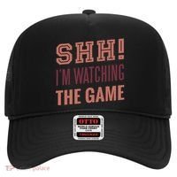 Shh I'm Watching The Game Hat thumb 0