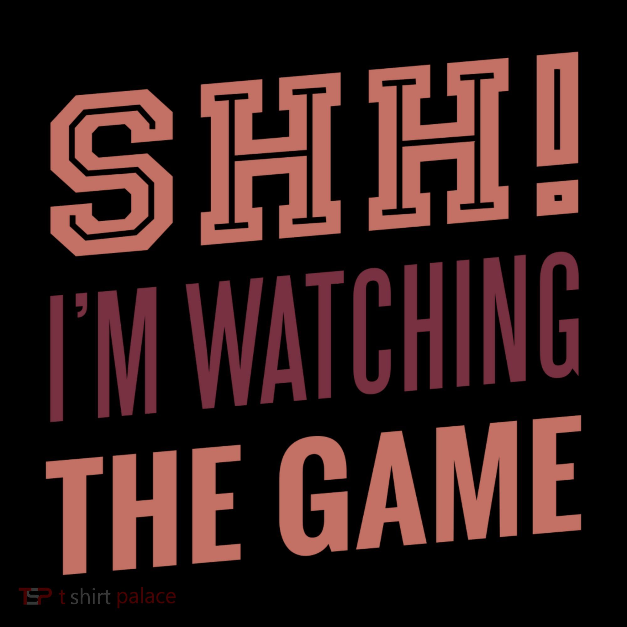 Shh I'm Watching The Game Visor