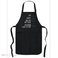 Shh Now You May Speak Nevermind Have To Poop Apron thumb 0