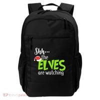Shh The Elves Are Watching Backpack thumb 0