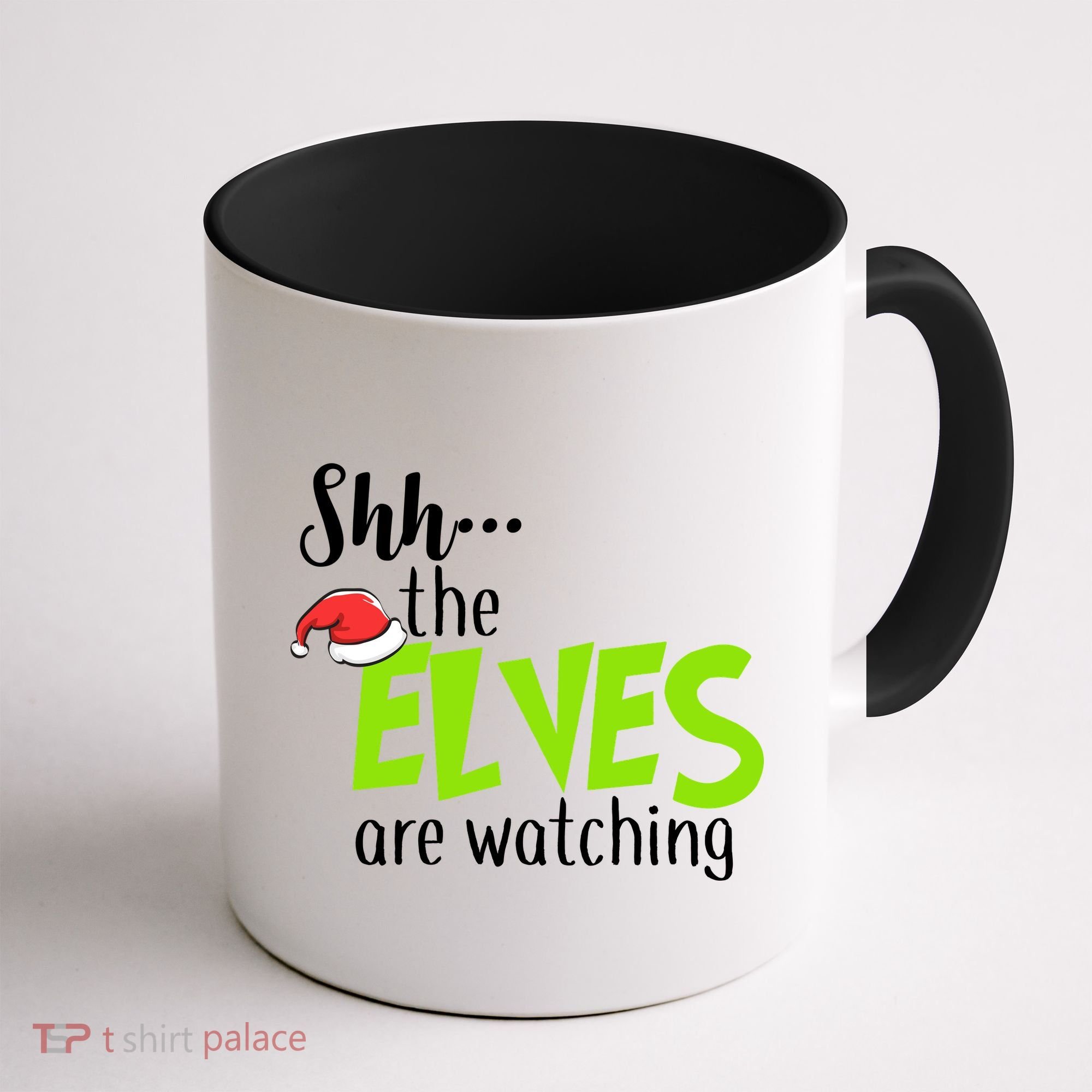 Shh The Elves Are Watching Coffee Mug