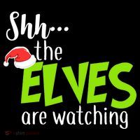 Shh The Elves Are Watching Women's Hoodie thumb 2