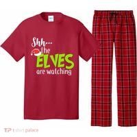 Shh The Elves Are Watching Pajama Set thumb 0
