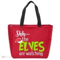 Shh The Elves Are Watching Tote Bag thumb 0