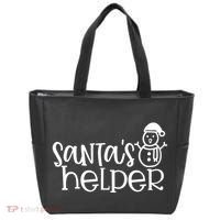 Santas Helper Holiday Gift Tote Bag thumb 0