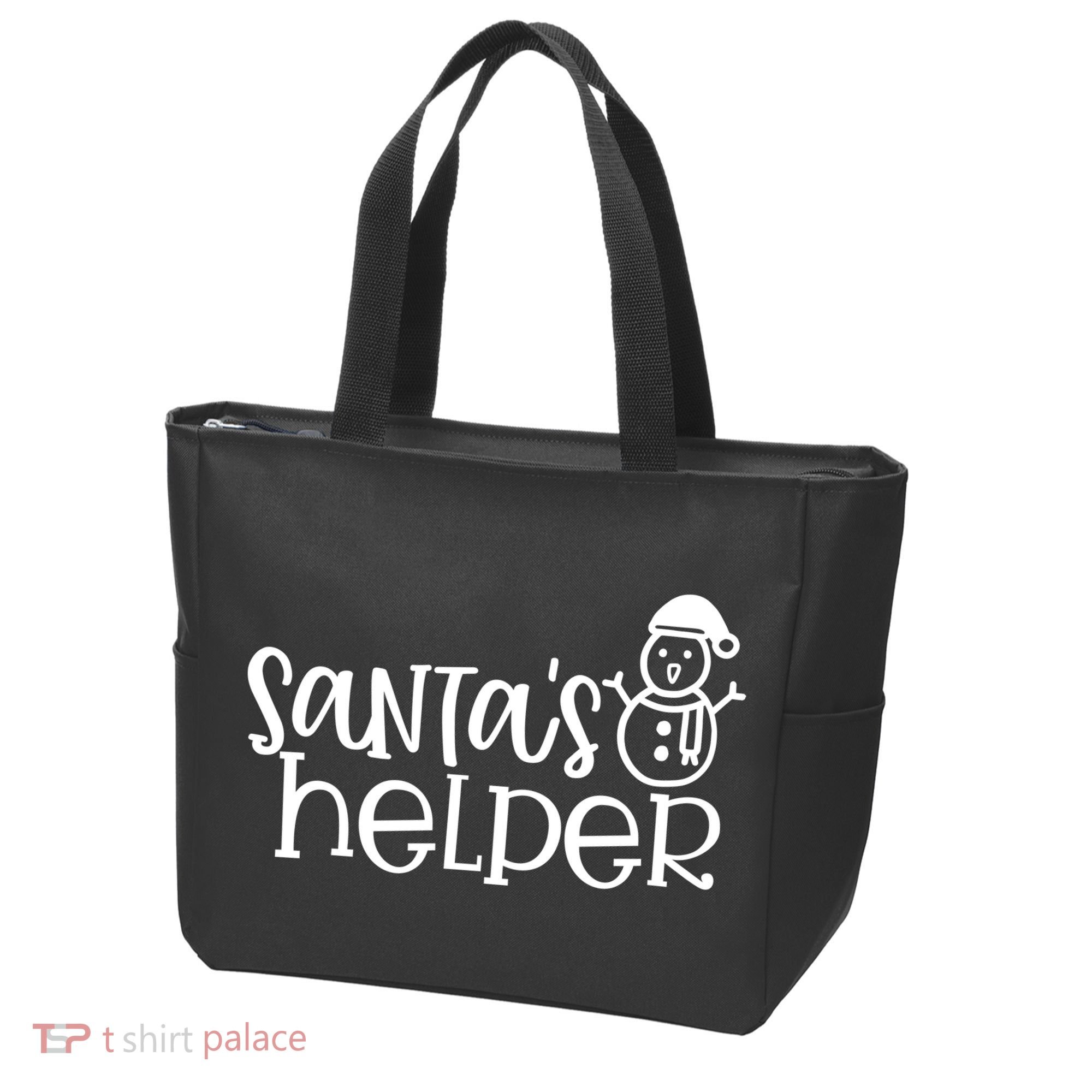 Santas Helper Holiday Gift Tote Bag