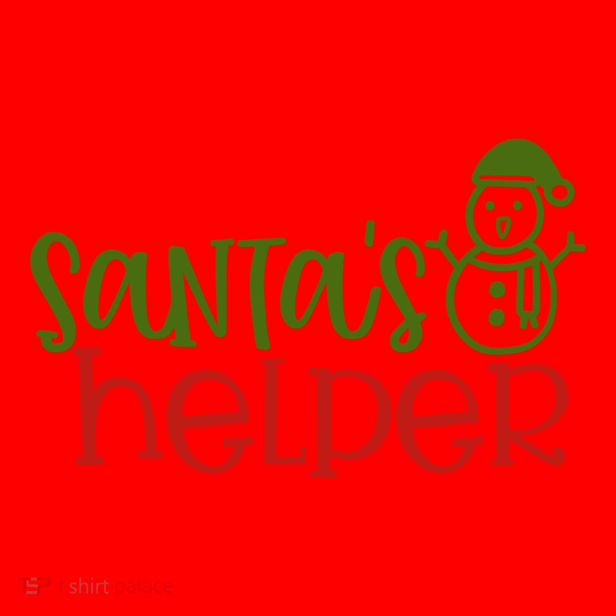 Santas Helper Holiday Gift Santa Hat