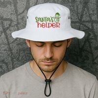 Santas Helper Holiday Gift Bucket Hat thumb 2