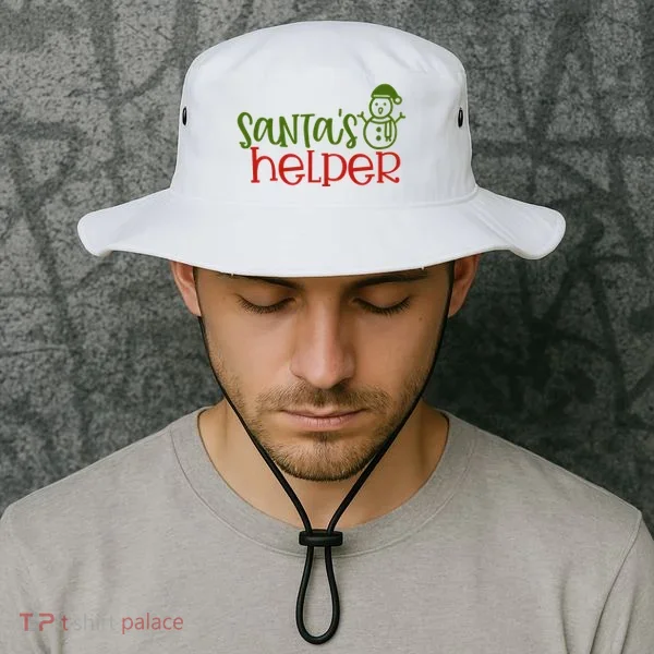 Santas Helper Holiday Gift Bucket Hat