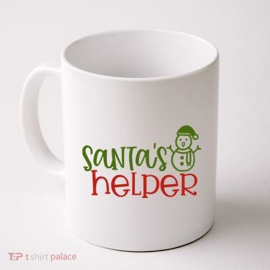 Santas Helper Holiday Gift Coffee Mug