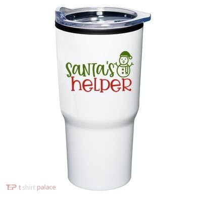 Santas Helper Holiday Gift Tumbler