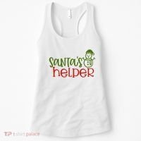 Santas Helper Holiday Gift Women's Tank Top thumb 0