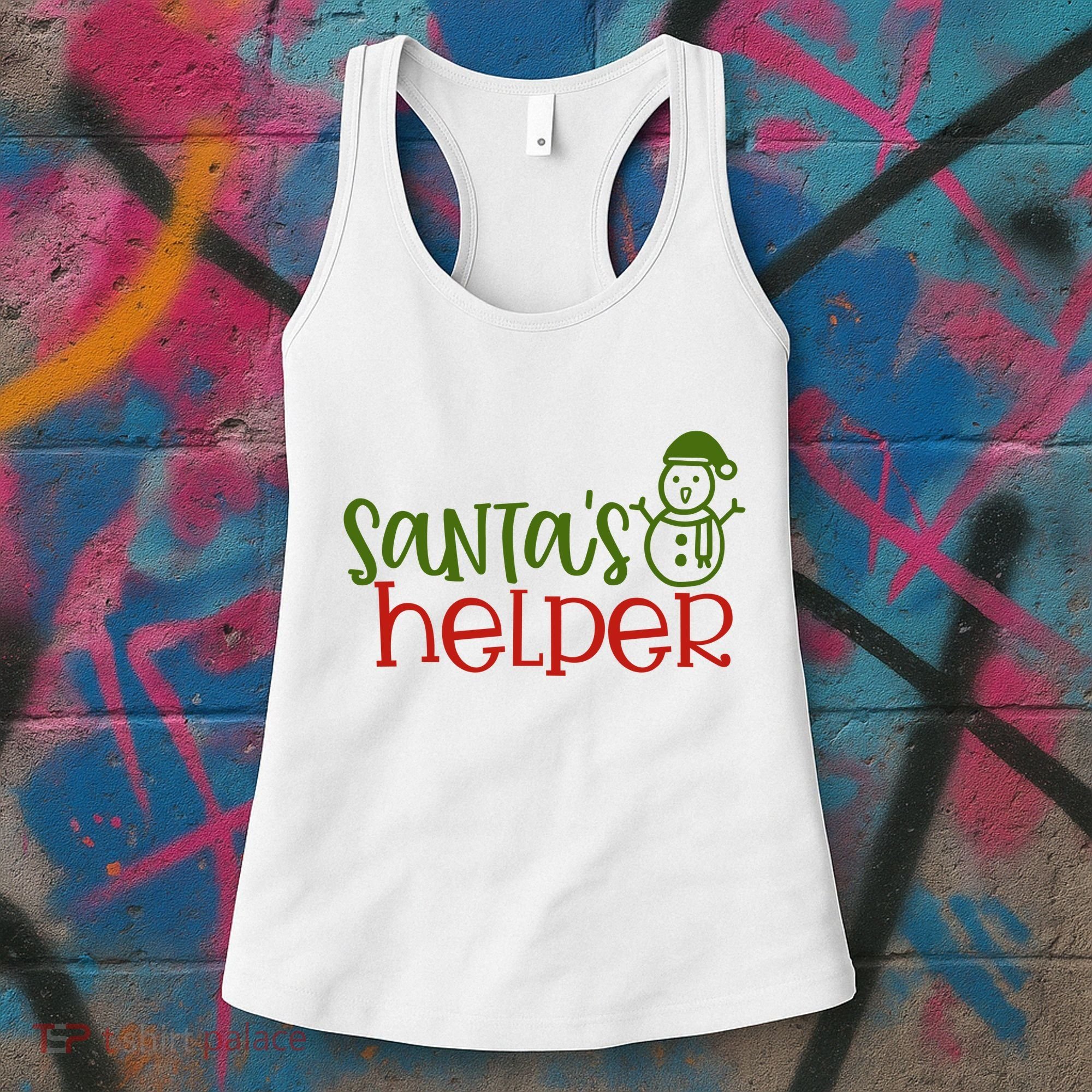 Santas Helper Holiday Gift Women's Tank Top