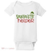 Santas Helper Holiday Gift Baby Bodysuit thumb 0