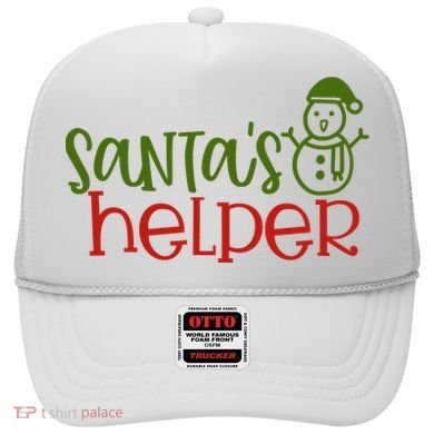 Santas Helper Holiday Gift Hat