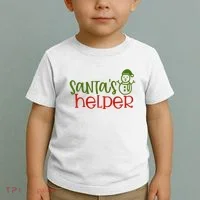 Santas Helper Holiday Gift Toddler T-Shirt thumb 2