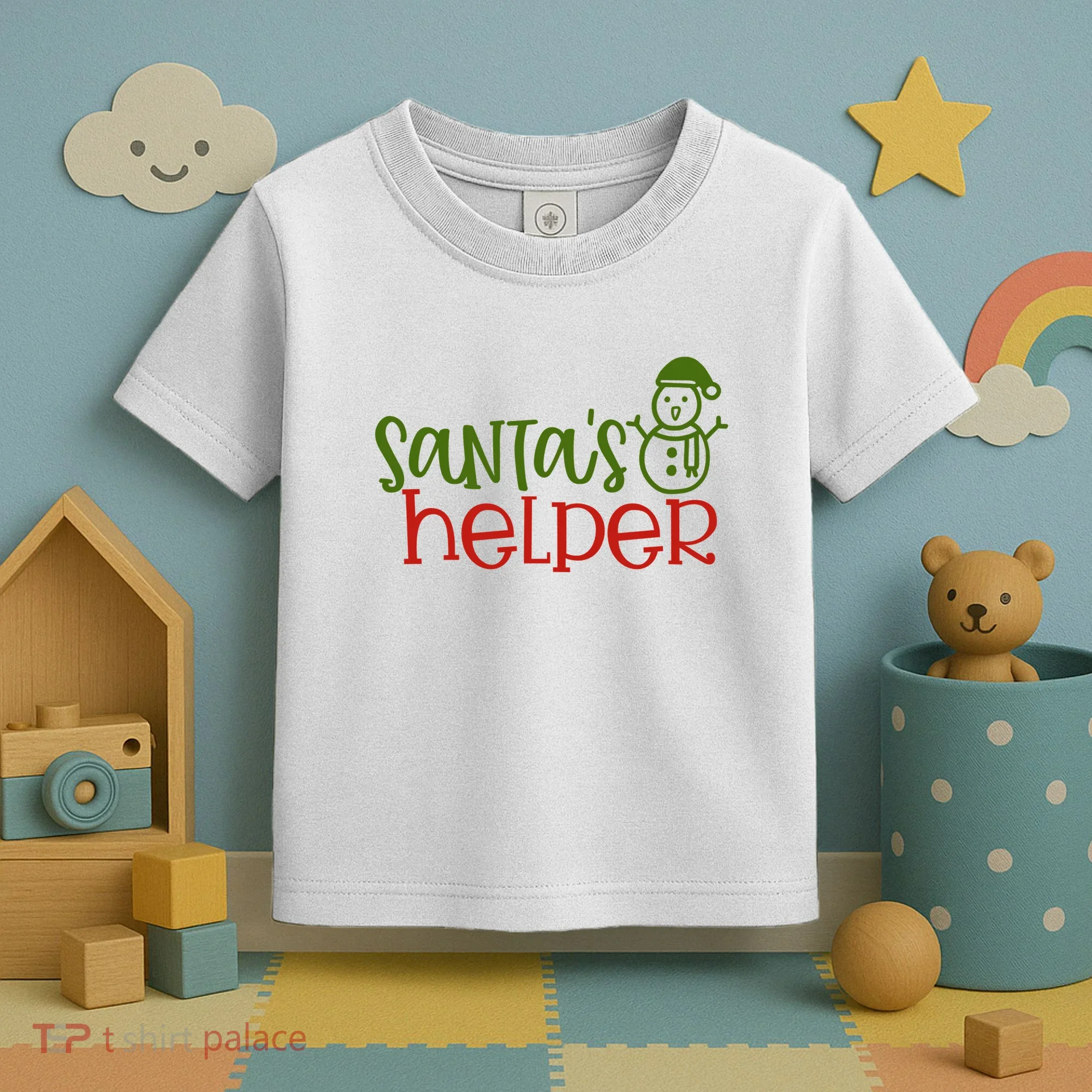 Santas Helper Holiday Gift Toddler T-Shirt