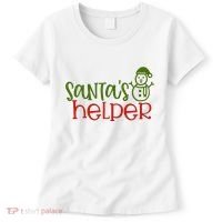 Santas Helper Holiday Gift Women's T-Shirt thumb 0