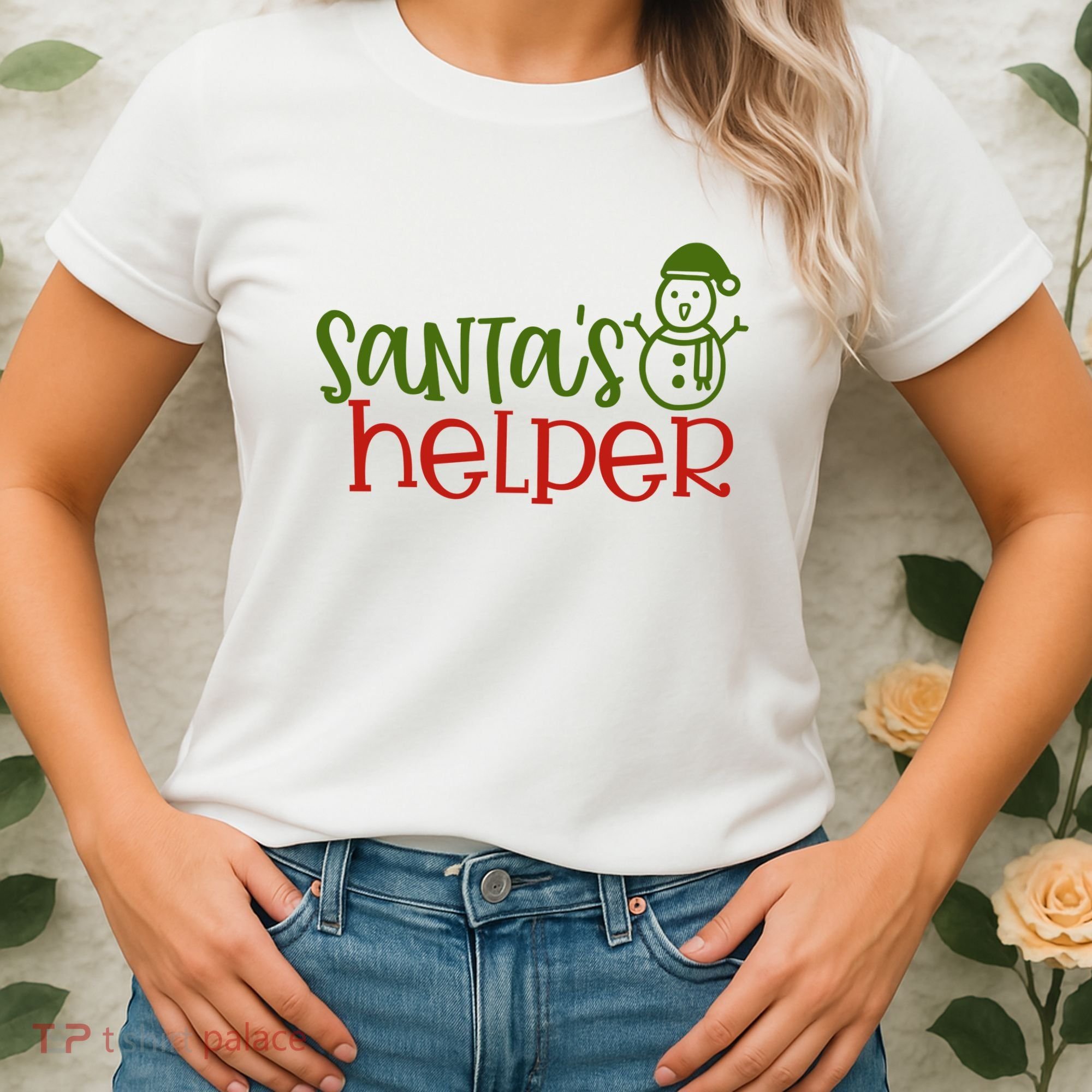 Santas Helper Holiday Gift Women's T-Shirt