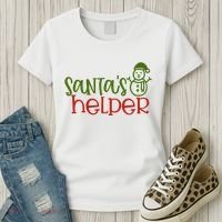 Santas Helper Holiday Gift Women's T-Shirt thumb 3