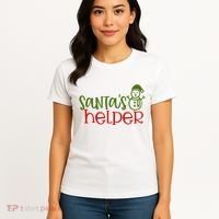 Santas Helper Holiday Gift Women's T-Shirt thumb 4