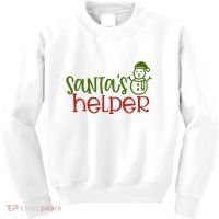 Santas Helper Holiday Gift Kids Sweatshirt thumb 0
