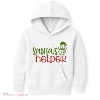 Santas Helper Holiday Gift Kids Hoodie thumb 0