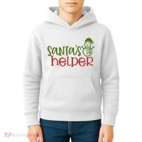 Santas Helper Holiday Gift Kids Hoodie thumb 4