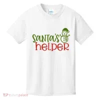 Santas Helper Holiday Gift Kids T-Shirt thumb 0
