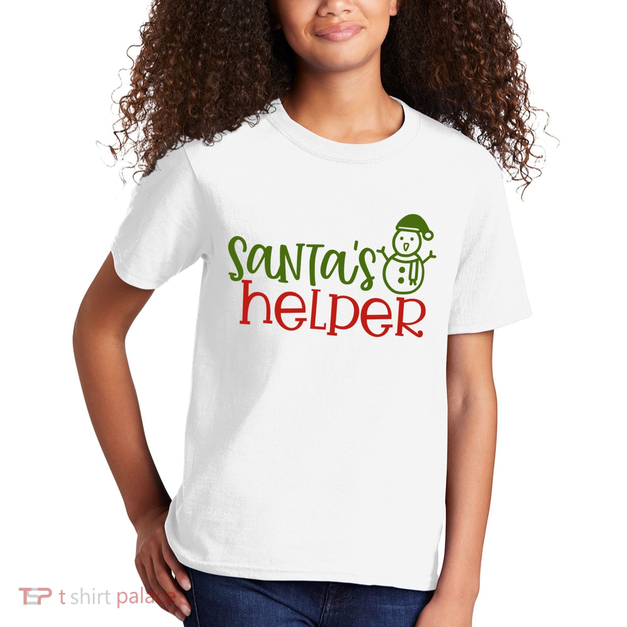 Santas Helper Holiday Gift Kids T-Shirt