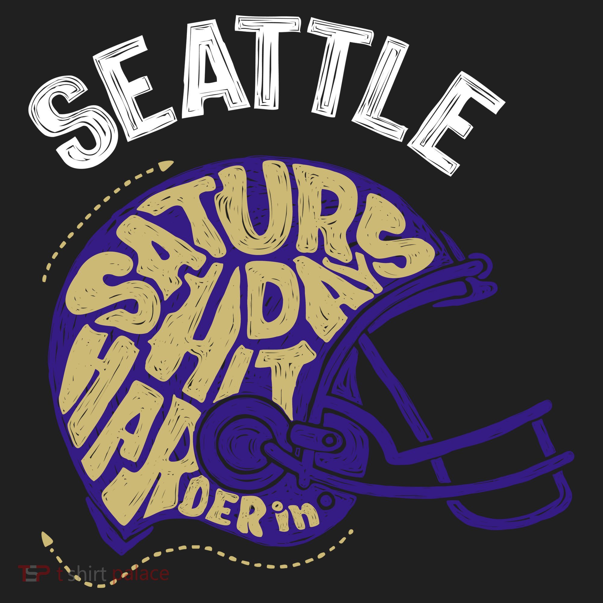 Saturdays Hit Harder In Seattle Football Women's Sweatshirt