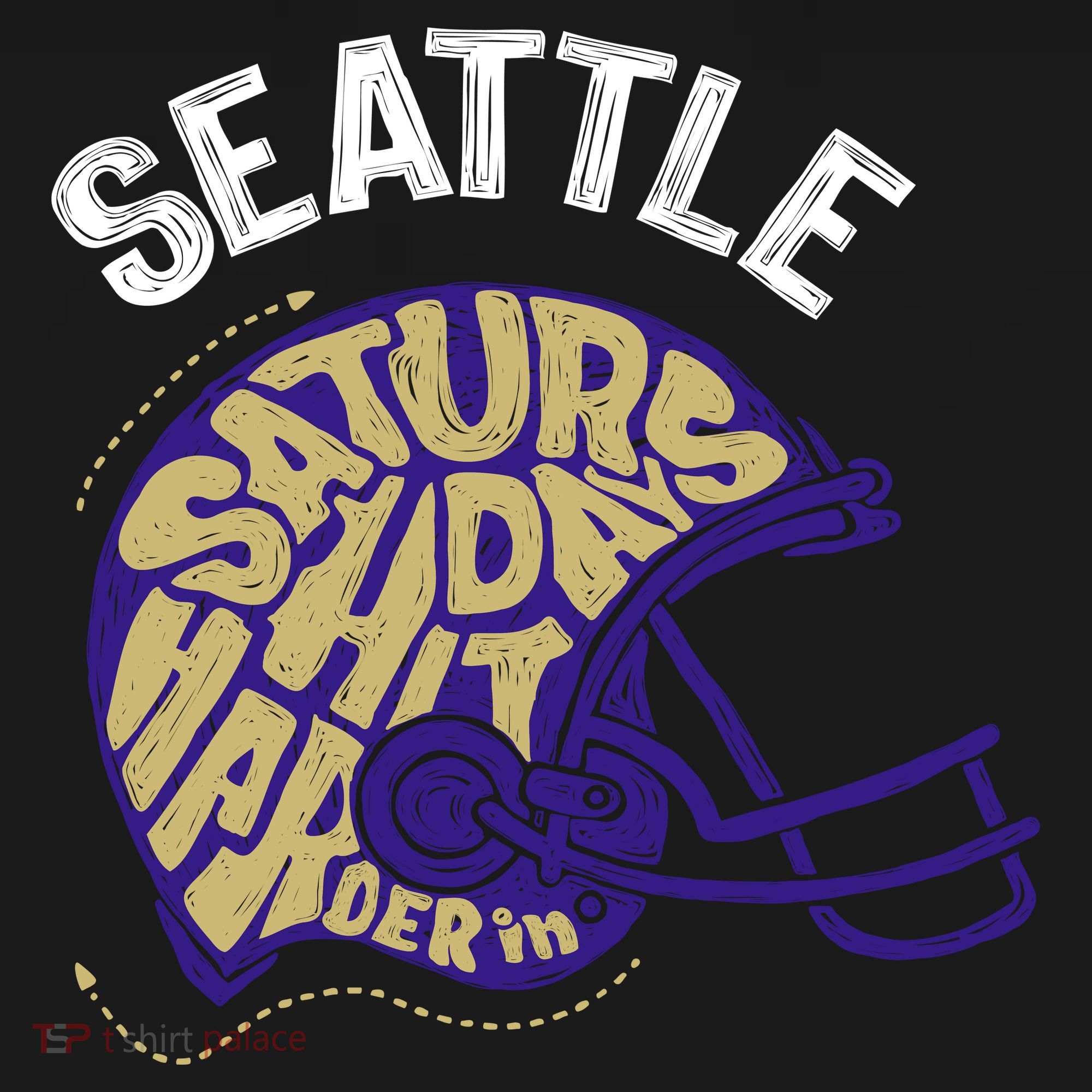 Saturdays Hit Harder In Seattle Football Tote Bag