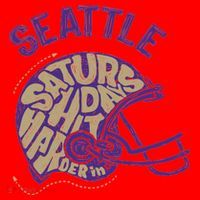 Saturdays Hit Harder In Seattle Football Santa Hat thumb 1