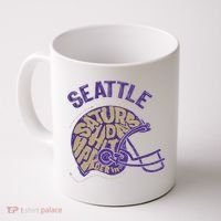 Saturdays Hit Harder In Seattle Football Coffee Mug thumb 0