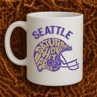 Saturdays Hit Harder In Seattle Football Coffee Mug thumb 2