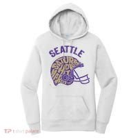 Saturdays Hit Harder In Seattle Football Women's Hoodie thumb 0