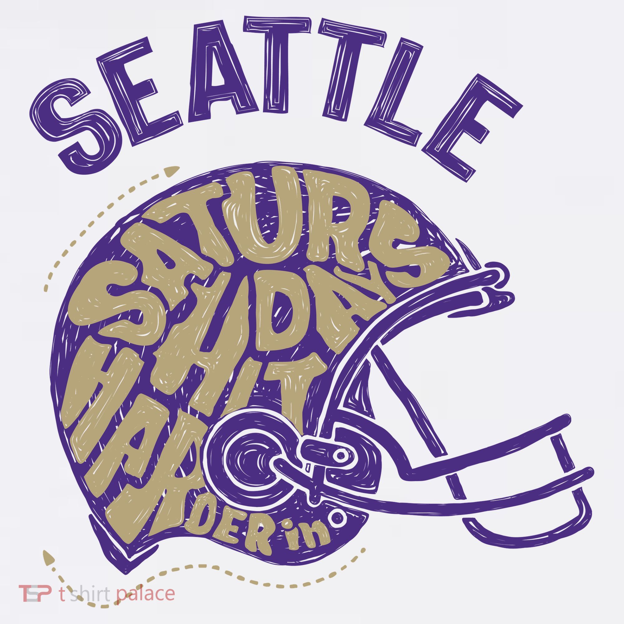 Saturdays Hit Harder In Seattle Football Women's Hoodie